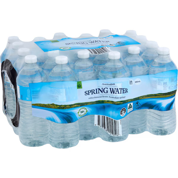 Spring Water 600ml Bottles
